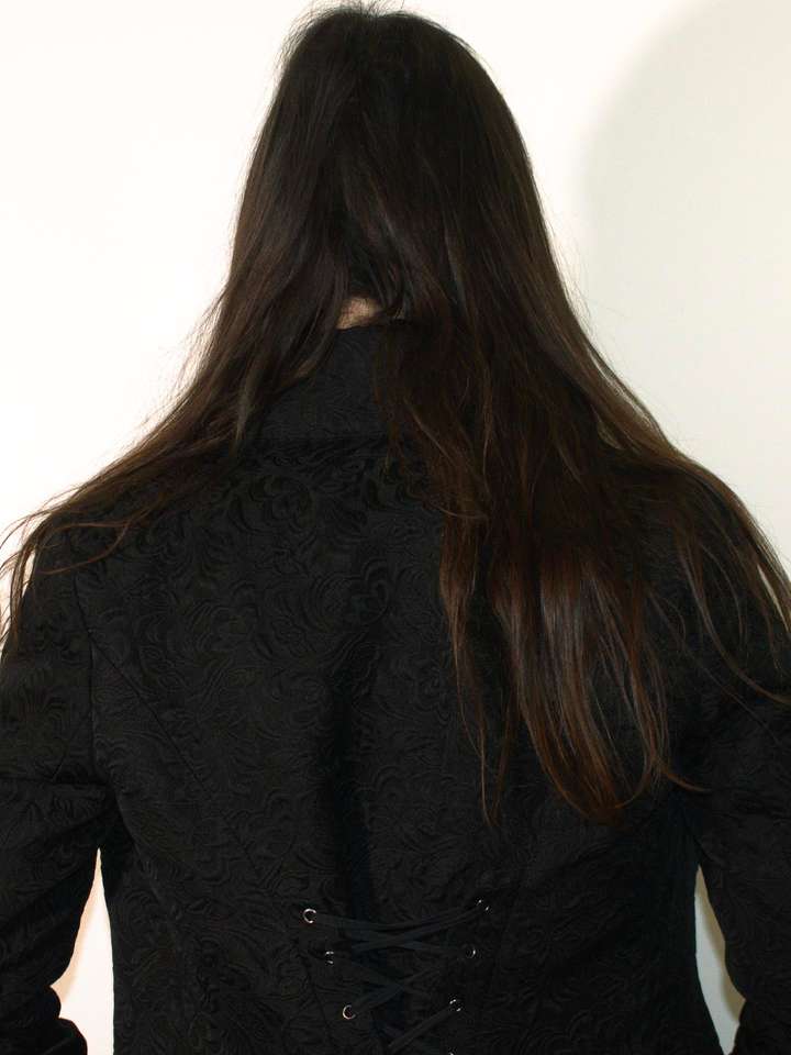 A man seen from the back